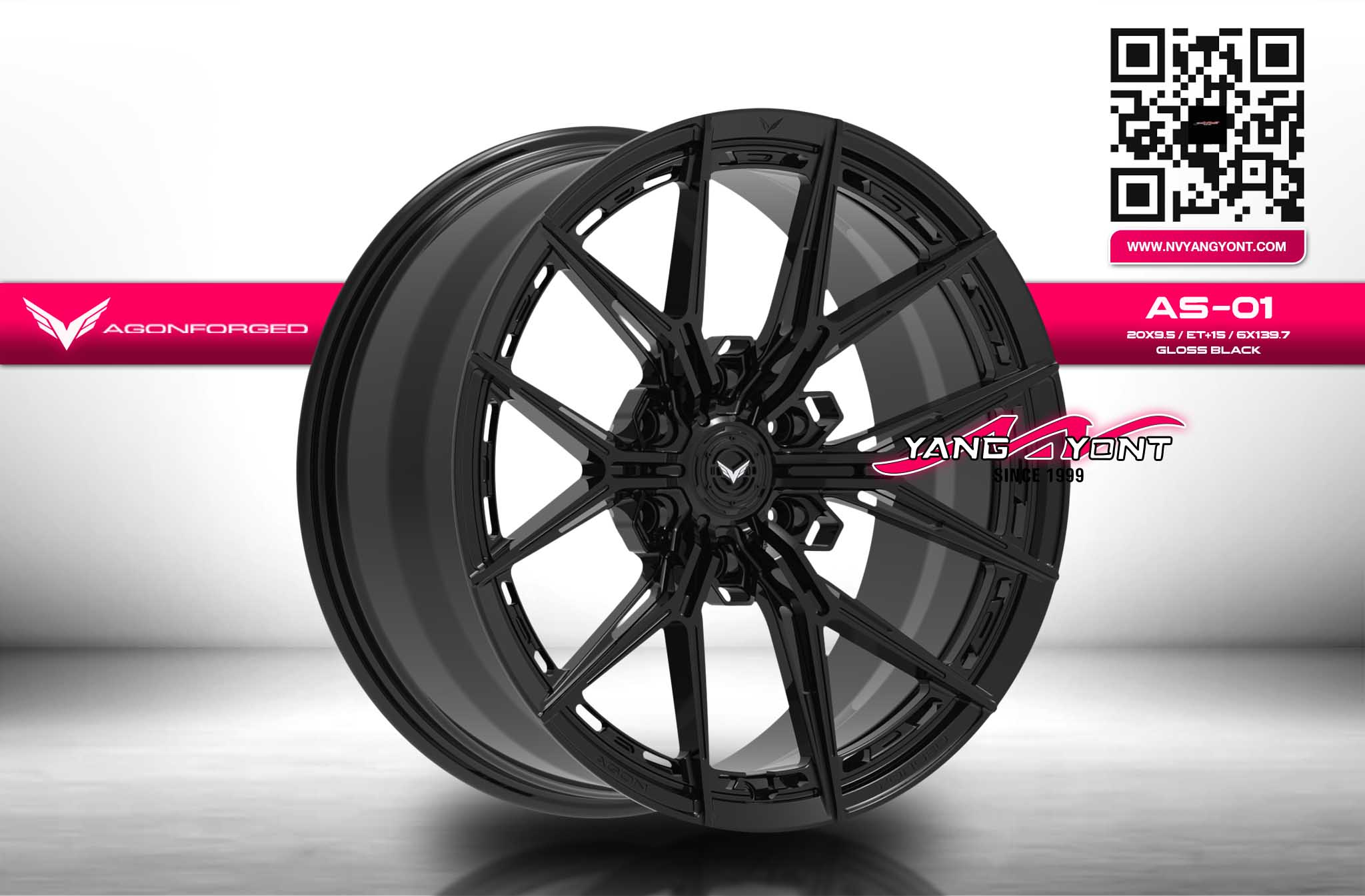 AS01 | สี Gloss Black