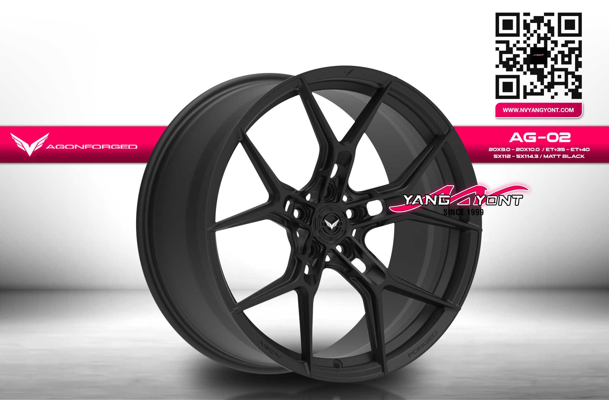 AG02 | สี Matt Black (F/R)